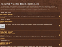 Tablet Screenshot of kwtraditionalcatholic.blogspot.com