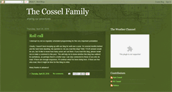 Desktop Screenshot of cossels.blogspot.com