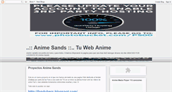 Desktop Screenshot of anime-sands.blogspot.com