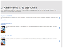 Tablet Screenshot of anime-sands.blogspot.com