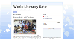 Desktop Screenshot of literacyratio.blogspot.com