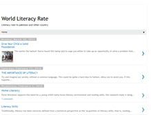 Tablet Screenshot of literacyratio.blogspot.com