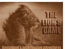 Tablet Screenshot of lionsgame.blogspot.com