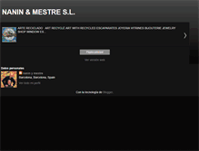 Tablet Screenshot of naninymestre.blogspot.com