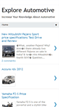 Mobile Screenshot of explore-automotive.blogspot.com