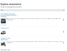 Tablet Screenshot of explore-automotive.blogspot.com