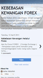 Mobile Screenshot of freedomofforex.blogspot.com