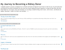 Tablet Screenshot of kidneyformonica.blogspot.com