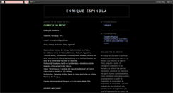 Desktop Screenshot of enriqueespinola.blogspot.com