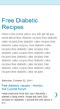 Mobile Screenshot of freediabeticrecipes.blogspot.com