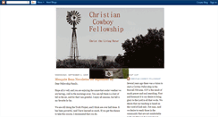 Desktop Screenshot of christiancowboyfellowship.blogspot.com