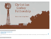 Tablet Screenshot of christiancowboyfellowship.blogspot.com