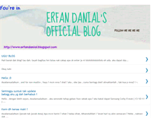 Tablet Screenshot of erfandanial.blogspot.com