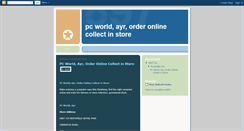 Desktop Screenshot of pcworldinayr.blogspot.com
