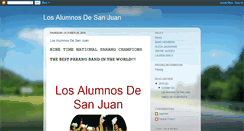 Desktop Screenshot of losalumnosdesanjuan.blogspot.com