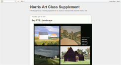 Desktop Screenshot of norrisartclass.blogspot.com