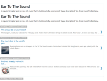 Tablet Screenshot of eartothesound.blogspot.com