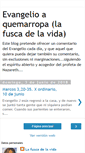 Mobile Screenshot of evangelioaquemaropa.blogspot.com