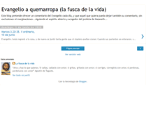 Tablet Screenshot of evangelioaquemaropa.blogspot.com