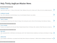 Tablet Screenshot of holytrinityanglicanmissionnews.blogspot.com