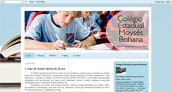 Desktop Screenshot of colegioestadualmoysesbohana.blogspot.com