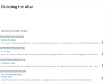 Tablet Screenshot of clutchingthealtar.blogspot.com