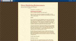 Desktop Screenshot of directmarketingbrainstormers.blogspot.com