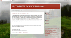 Desktop Screenshot of itphilippines.blogspot.com