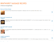 Tablet Screenshot of bratwurstsausagerecipes.blogspot.com