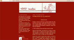 Desktop Screenshot of 1080recetas.blogspot.com