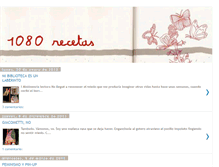 Tablet Screenshot of 1080recetas.blogspot.com