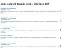 Tablet Screenshot of disadvantages-electronic-cash.blogspot.com
