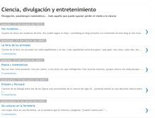 Tablet Screenshot of entreciencias.blogspot.com