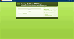 Desktop Screenshot of mummygoddessofallthings.blogspot.com