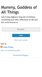 Mobile Screenshot of mummygoddessofallthings.blogspot.com