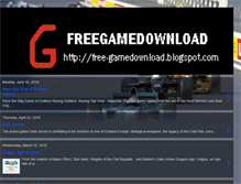 Tablet Screenshot of free-gamedownload.blogspot.com