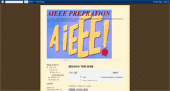 Desktop Screenshot of aieeeprepration.blogspot.com