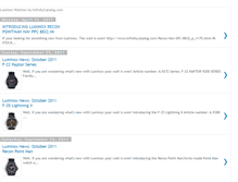 Tablet Screenshot of luminoxwatchupdates.blogspot.com