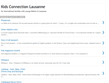 Tablet Screenshot of kids-connection-lausanne.blogspot.com