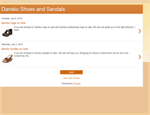 Tablet Screenshot of dansko-sandals-on-sale.blogspot.com