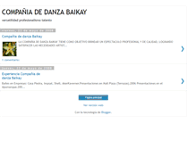 Tablet Screenshot of danzabaikay.blogspot.com