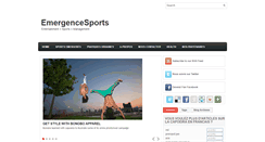 Desktop Screenshot of emergencesportsmarketing.blogspot.com