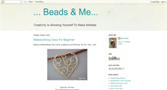 Desktop Screenshot of beads-and-me.blogspot.com