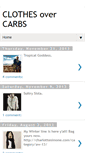 Mobile Screenshot of clothesovercarbs.blogspot.com