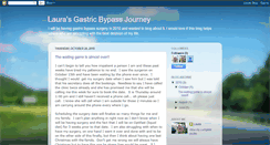 Desktop Screenshot of laurasgastricbypassjourney.blogspot.com