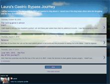 Tablet Screenshot of laurasgastricbypassjourney.blogspot.com