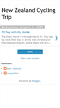 Mobile Screenshot of nzcyclingtrip.blogspot.com
