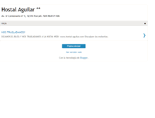 Tablet Screenshot of hostalaguilar.blogspot.com