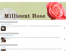 Tablet Screenshot of millicent-rose.blogspot.com