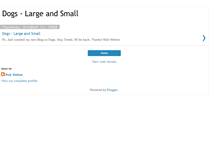 Tablet Screenshot of dogsbigandsmall.blogspot.com